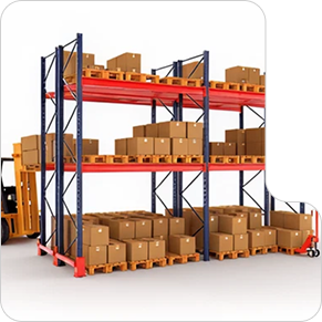 Фронтальные стеллажи